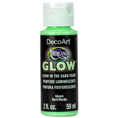 DecoArt Americana Glow Acrylic Paint - (2oz/59ml) Green