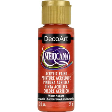 DecoArt Americana Acrylic Paint - (2oz/59ml) Warm Sunset