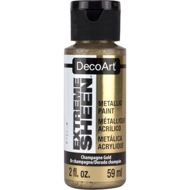 DecoArt Extreme Sheen Acrylic Paint - (2oz/59ml) Champagne Gold