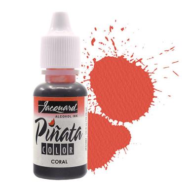 Jacquard Pinata Color Alcohol Ink - (.5oz/15ml) Coral