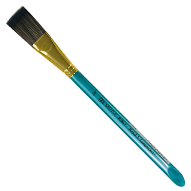 Royal Langnickel Menta 88 Brush for Watercolor - Short Handle, One Stroke 3/4"