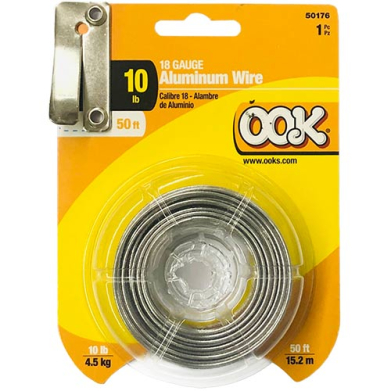 Ook Hobby Wire - (50ft) Aluminum, 18 Gauge