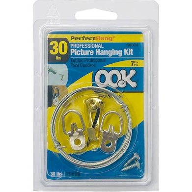 Ook Professional Picture Hanging Kit - (7 Pieces) 30lbs