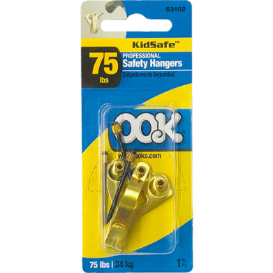 Ook Professional Safety Hangers - (1 Sets) 75lbs
