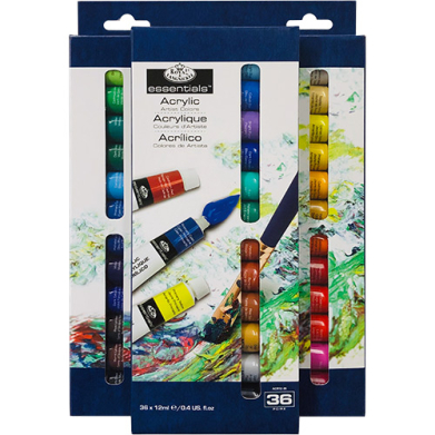Royal Langnickel Essentials Acrylic Paints 0.4oz/12ml - (36 Pack)
