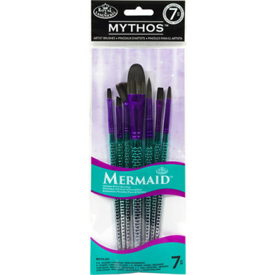 Royal Langnickel Mythos Mermaid Brush Set - (7 Pack) Assortment #1
