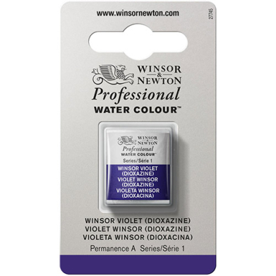 Winsor & Newton Professional Water Colour Half Pan - Winsor Violet (Dioxazine)