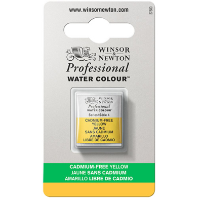 Winsor & Newton Professional Water Colour Half Pan - Cadmium-Free Yellow