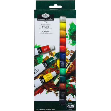 Royal Langnickel Essentials Oil Paints 0.4oz/12ml - (12 Pack)