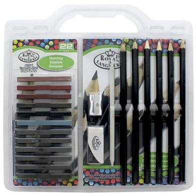 Royal Langnickel Cool Art Artist Sketching Pack- (22 Pieces) RTN-149