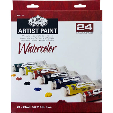 Royal Langnickel Essentials Watercolor Paints 0.7oz/21ml - (24 Pack) WAT21-24