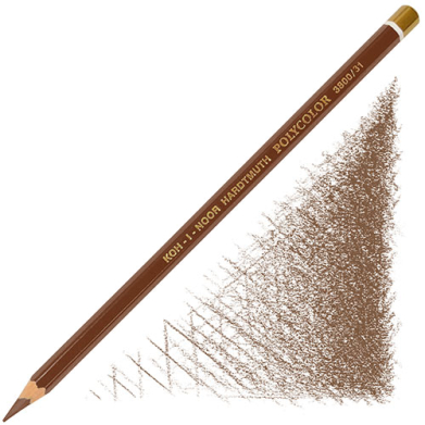 Koh-I-Noor Polycolor Colored Pencil - 31 Light Brown