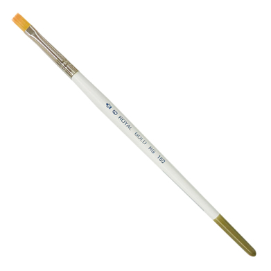 Royal Langnickel Royal Gold Brush for Acrylic & Watercolor - Shader #6