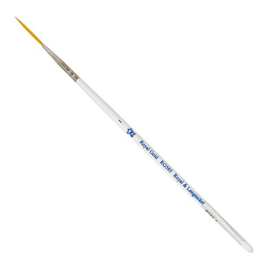 Royal Langnickel Royal Gold Brush for Acrylic & Watercolor - Script Liner #1