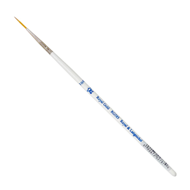 Royal Langnickel Royal Gold Brush for Acrylic & Watercolor - Script Liner #10/0