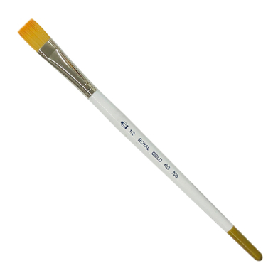 Royal Langnickel Royal Gold Brush for Acrylic & Watercolor - Glaze Wash 1/2"