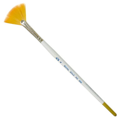 Royal Langnickel Royal Gold Brush Fan #4