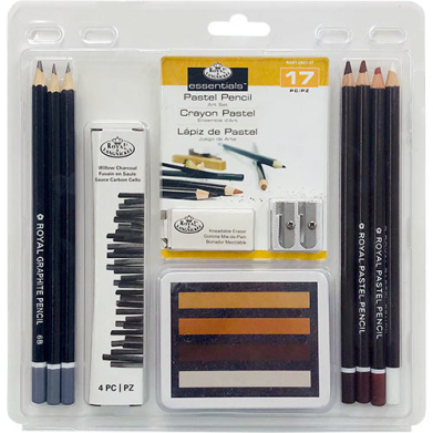 Royal Langnickel Essentials RART-2007 Essentials Pastel Pencils Set - (17 Pieces)