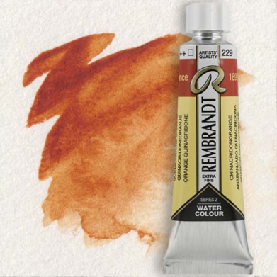 Royal Talens Rembrandt Watercolour - (0.6oz/20ml) Quinacridone Orange 229