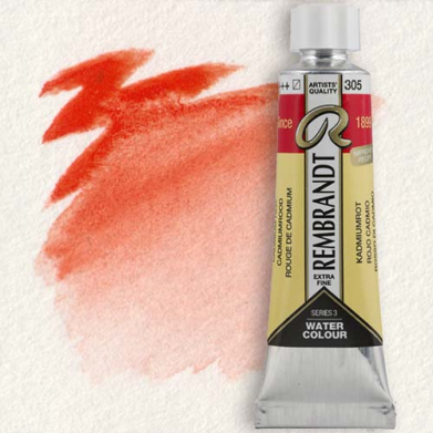 Royal Talens Rembrandt Watercolour - (0.3oz/10ml) Cadmium Red