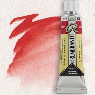 Royal Talens Rembrandt Watercolour - (0.3oz/10ml) Cadmium Red Deep