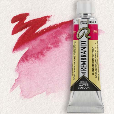 Royal Talens Rembrandt Watercolour - (0.6oz/20ml) Quinacridone Rose Reddish 367