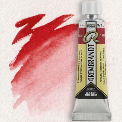 Royal Talens Rembrandt Watercolour - (0.6oz/20ml) Permanent Red Deep 371