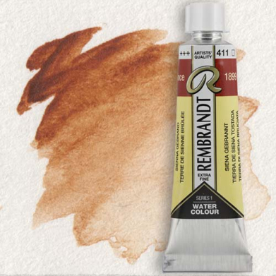 Royal Talens Rembrandt Watercolour - (0.3oz/10ml) Burnt Sienna