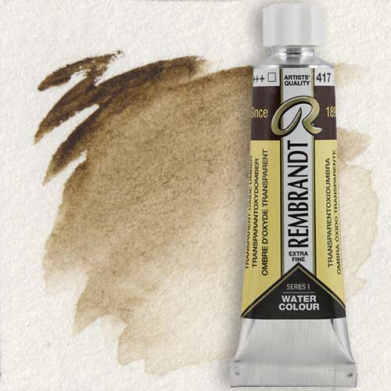 Royal Talens Rembrandt Watercolour - (0.6oz/20ml) Transparent Oxide Umber 417