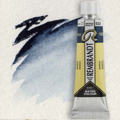 Royal Talens Rembrandt Watercolour - (0.6oz/20ml) Indigo 533