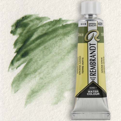 Royal Talens Rembrandt Watercolour - (0.6oz/20ml) Green Earth 629