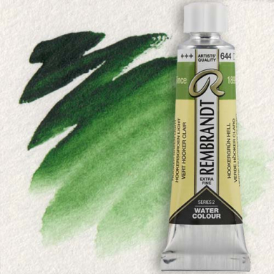 Royal Talens Rembrandt Watercolour - (0.6oz/20ml) Hooker Green Light 644