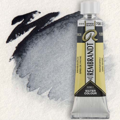 Royal Talens Rembrandt Watercolour - (0.6oz/20ml) Paynes Grey 708