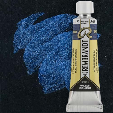 Royal Talens Rembrandt Watercolour - (0.3oz/10ml) Interference Blue