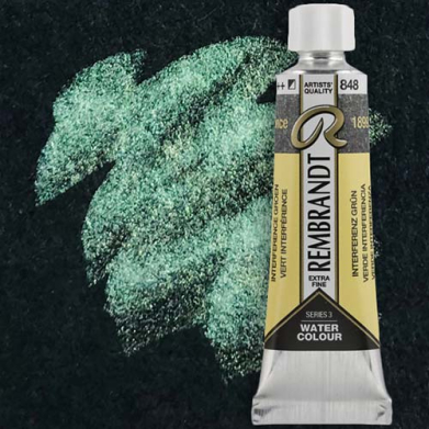 Royal Talens Rembrandt Watercolour - (0.3oz/10ml) Interference Green