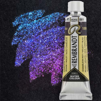 Royal Talens Rembrandt Watercolour - (0.3oz/10ml) Chameleon Red Violet Blue