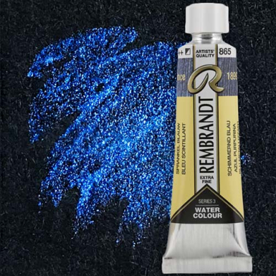 Royal Talens Rembrandt Watercolour - (0.3oz/10ml) Sparkle Blue