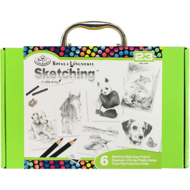 Royal Langnickel Cool Art Box Set - (23 Pieces) Sketching Made Easy  RTN-203