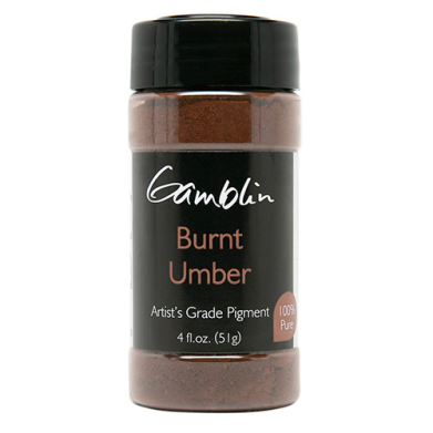 Gamblin Dry Pigment - (4fl oz/47g) Burnt Umber