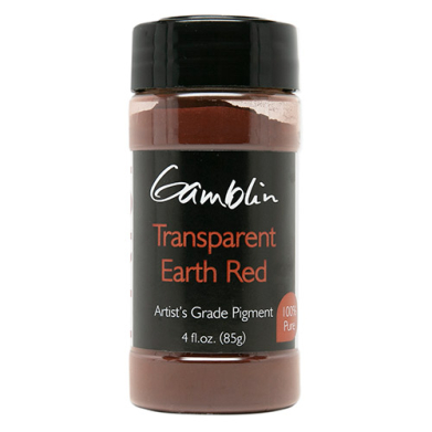 Gamblin Dry Pigment - (4fl oz/47g) Transparent Earth Red