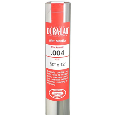 Grafix Dura-Lar Film Roll 25" x 12' - Wet Media