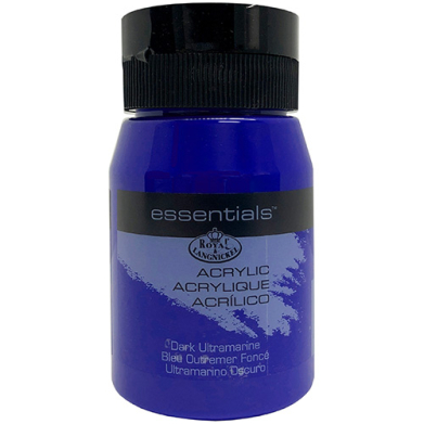 Royal Langnickel Essentials Acrylic Paint - (16.9oz/500ml) Dark Ultramarine