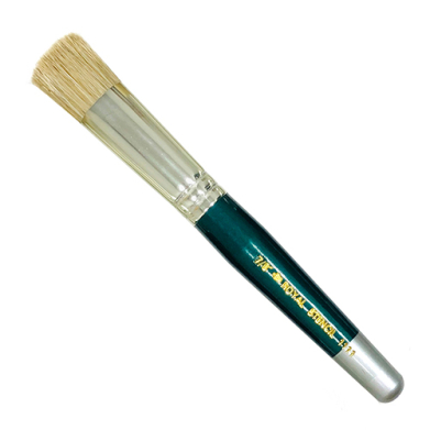 Royal Langnickel White Bristle Stencil Brush - 7/8"