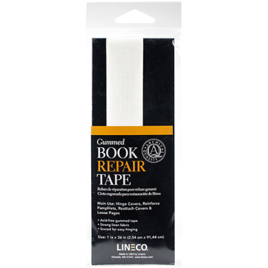 Lineco Book Repair Tape 1" x 36" - Gummed