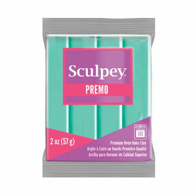 Sculpey Premo Oven-Bake Clay (2oz bar) - Mint Green