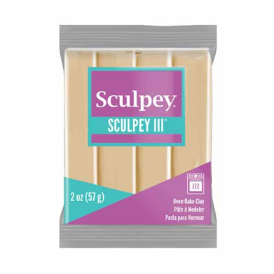 Sculpey III Oven-Bake Clay (2oz bar) - Tan