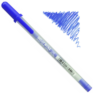 Sakura Gelly Roll Classic Pen - 06 Fine Line, Blue 37322
