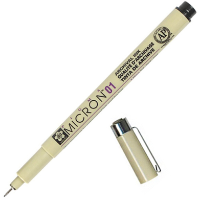 Sakura Pigma Micron Pen - Black, 01