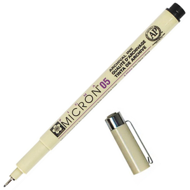 Sakura Pigma Micron Pen - Black, 05