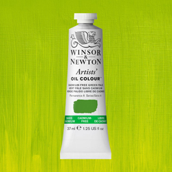 Winsor & Newton Artists' Oil Colour Paint - (1.25oz/37ml) Cadmium-Free Green Pale